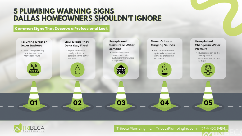 5 plumbing warning signs